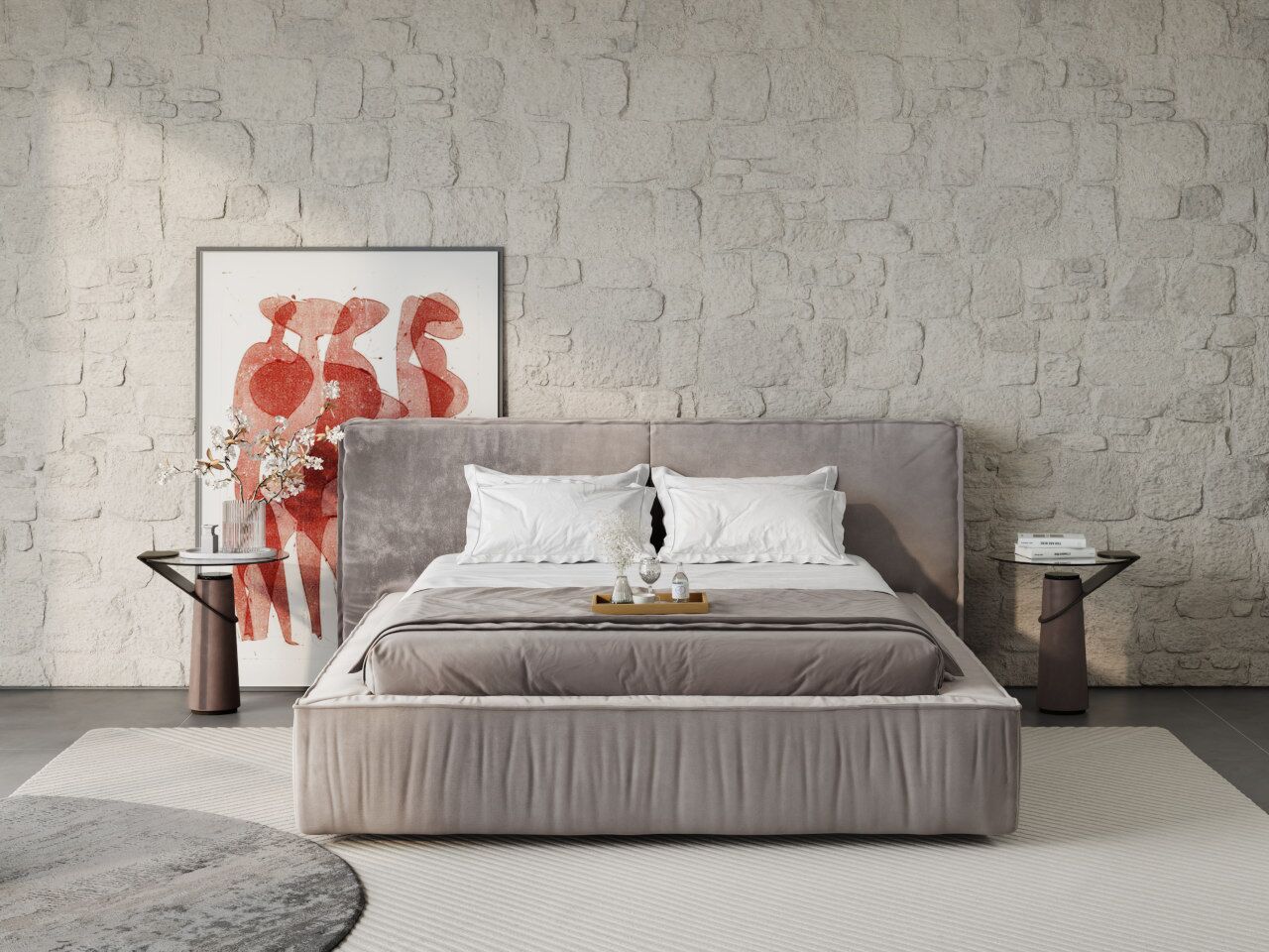 Cama Estofada Jorlong Coleção Confort - Image 3