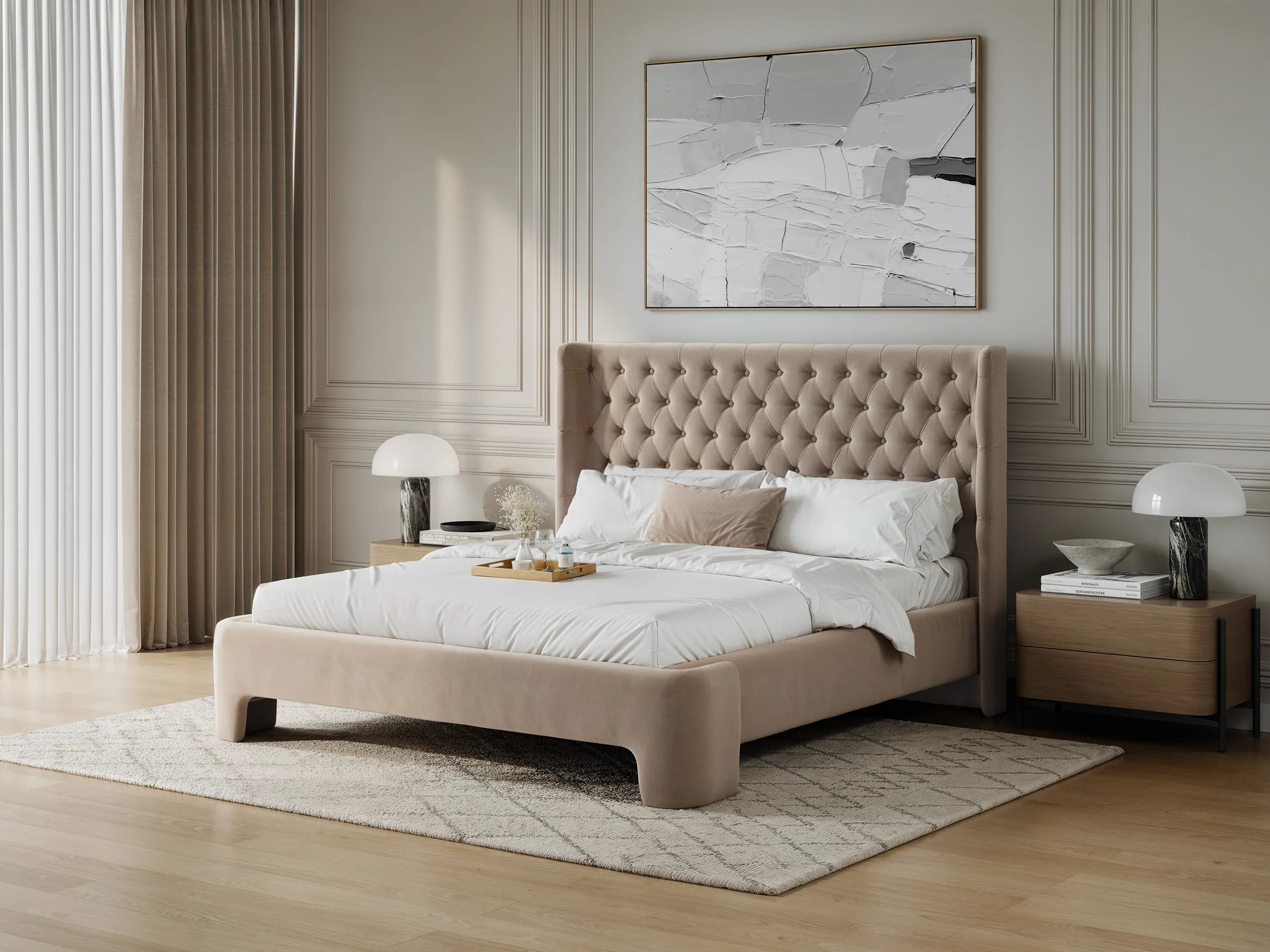 Cama Estofada Marrye - Image 2