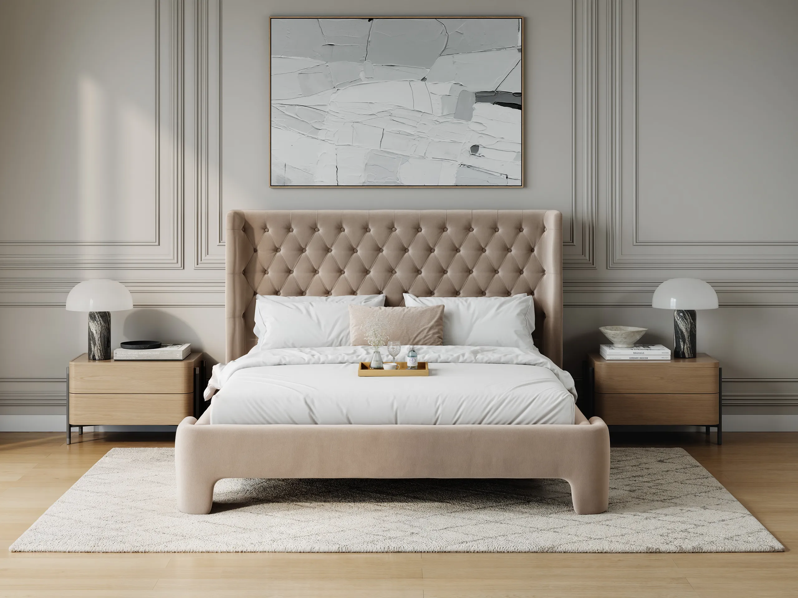 Cama Estofada Marrye - Image 3