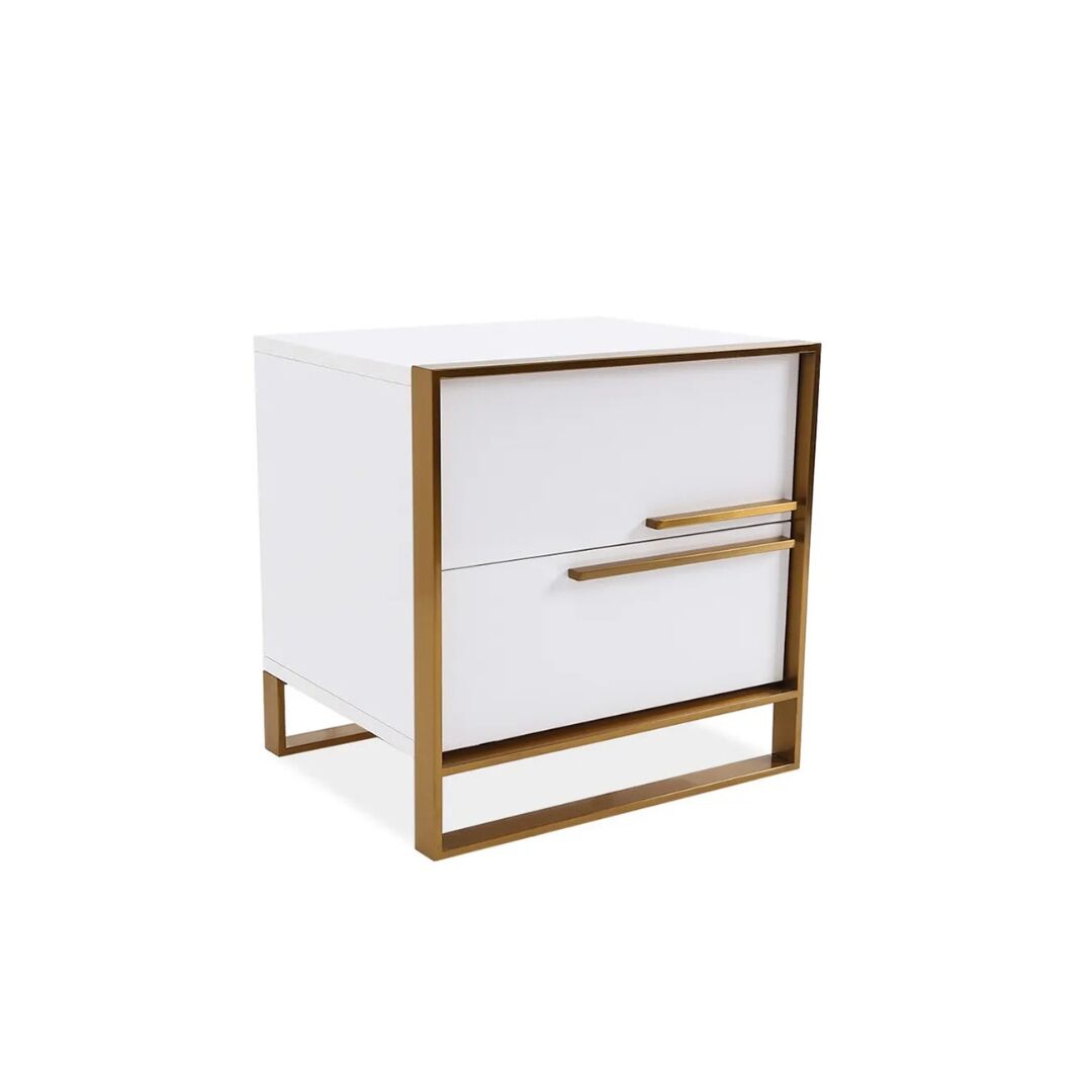 Mesinha de Cabeceira Brigitte Coleção AD Gold