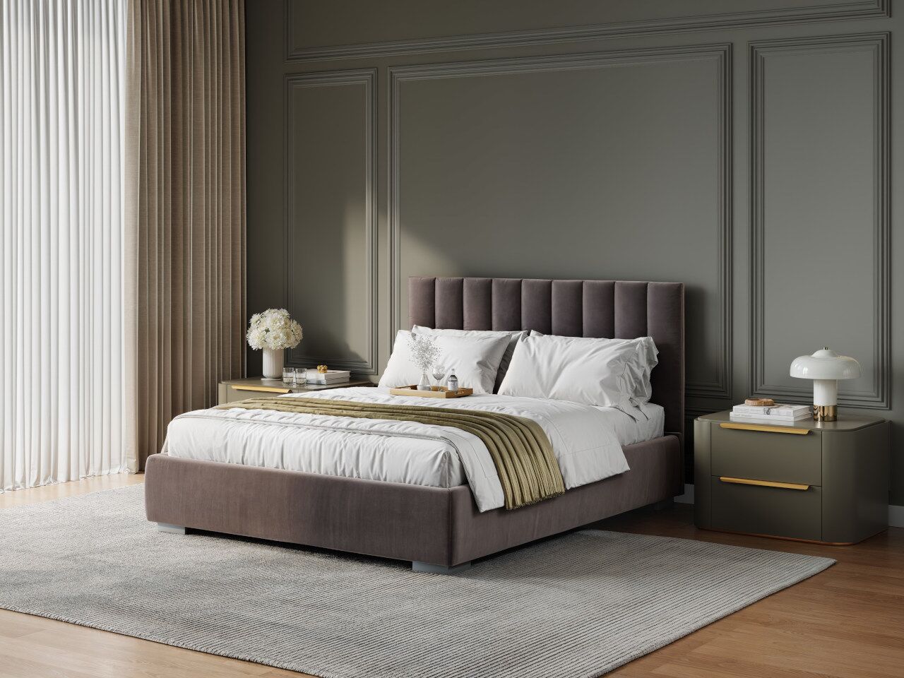 CAMA ESTOFADA GABRIEL